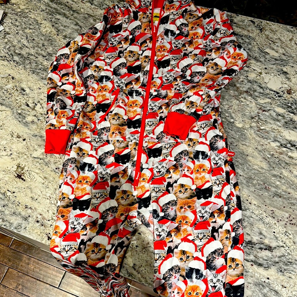 Tipsy elves Onesie Cat print